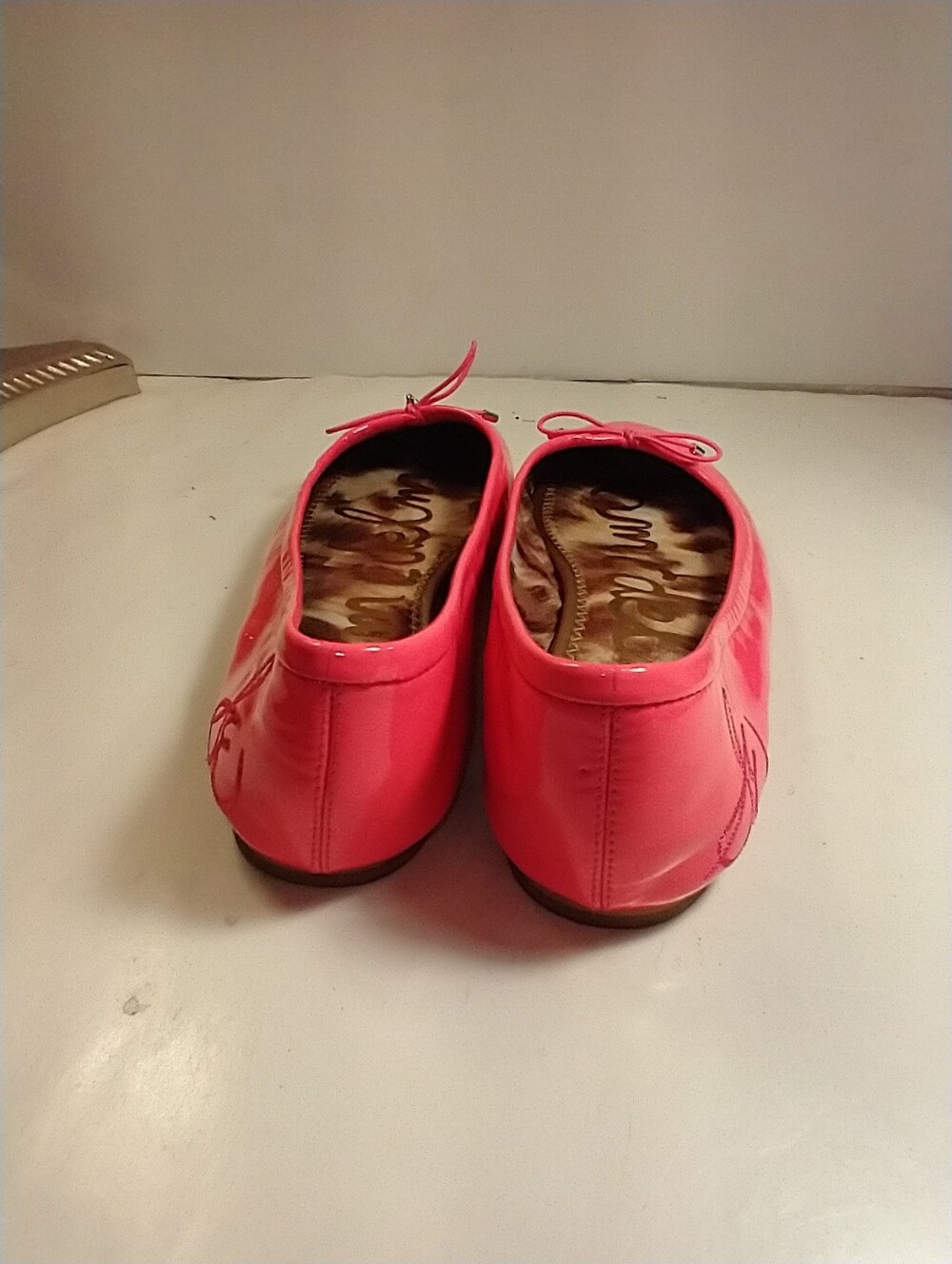 Sam Edelman Felicia Pink Patent Leather Ballet Flats Shoes Women's sz 7.5M. - Picture 5 of 12